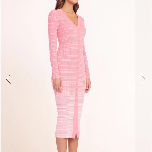 STAUD- Long Sleeve Sweater Dress, Size L - Picture 6 of 16